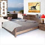 纯香樟木床 全实木家具专业定制 床头储物 1.8米双人床 三包到家