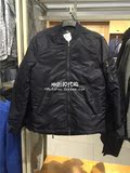 HM H&M专柜正品代购2015冬男装尼龙飞行员棉服夹克外套0351433001