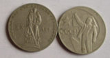 前苏联纪念币2枚【战胜法西斯20周年，十月革命50周年】2枚