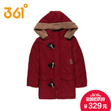 361度儿童灰鸭绒新款冬季保暖外套短款轻薄女羽绒服K5461604/p