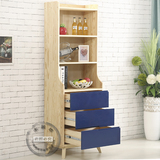 书柜 实木书柜儿童置物架简约环保松木书柜自由组合储物柜