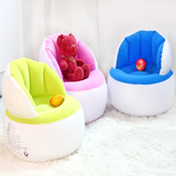 婴儿童充气沙发床单人加厚客厅植绒气垫便携式宝宝成人懒人椅子