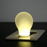 创意LED超薄卡片灯个性小夜灯床头随身灯纸片灯