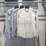 ZIOZIA 韩国专柜代购 16夏款男士立领纯棉休闲长袖衬衫3色