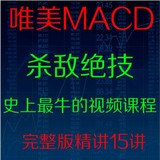 MACD期货炒股技术指标视频培训教程全集精讲  优惠配套指标公式