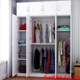 韩式特价简约简易二三四门衣柜实木质板式组合成人衣橱柜家用整体
