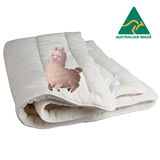 【澳洲直邮】澳洲纯棉面料600克填充床垫单双人驼毛床褥子保护垫