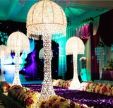 2015新款婚庆道具创意水母精灵路引婚庆用品LED三色婚礼用品包邮