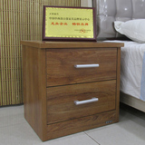 橡木床头柜实木白简约现代中式床边柜海棠柚木原木胡桃浅色小柜子