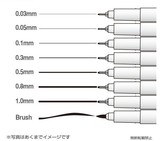 高达模型上色工具 日本进口 极细 模型勾线笔 防水不褪色
