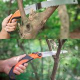 口园林修剪工具园艺木工木头锯树木果树修枝锯子折叠锯手锯进