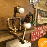 光源集出品B 复古个性水管灯咖啡厅酒吧loft爱迪生工业创意台灯