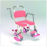 日本松永SW-21S 浴厕两用轮椅 坐便轮椅洗澡椅 沐浴椅 老人轮椅