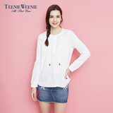 Teenie Weenie小熊2016商场同款春季新品女装衬衫TTYA61121A