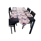出口外贸北欧宜家桌旗美式餐桌布长桌巾英伦风格茶几装饰垫