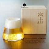 现货 日本设计师铃木启太同款 富士山啤酒杯 创意礼物