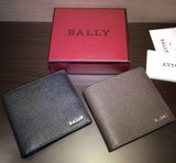 BALLY巴利钱包男士新款 短款对折钱包商务休闲 专柜正品代购现货