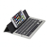智能手机 ipad 折叠金属宝盒无线蓝牙键盘超薄便携手机随身铝键盘