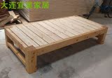 特价简易实木双人床1.5 1.8特价松木儿童床木板床单人床1.2米简约