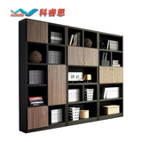 上海新款创意文件柜格子柜 板式资料架档案柜 木质整体书柜落地柜