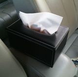汽车纸巾盒 车用纸巾盒车载抽纸盒纸抽盒 车上车内纸巾盒小号皮革