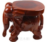越南木雕特价大象红木实木凳子木质换鞋凳原木凳吉祥象凳子木制凳