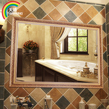 天鸿 欧式大卫浴镜浴室镜子壁挂洗手间镜卫生间镜厕所镜定做尺寸
