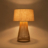 特 自然家Nature Bamboo原创A灯 新中式现代麻布灯罩禅意台灯竹灯