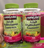 美国代购直邮 Kirkland柯可兰成人多种蔬菜水果复合维生素软糖2瓶