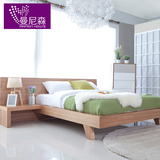 曼尼森家具 北欧实木床 简约现代双人床1.8米 日式风格1.5米婚床
