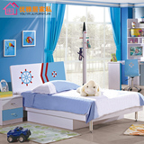 儿童卧室家具套房组合 青少年王子床男孩床 1.5米儿童双人床826