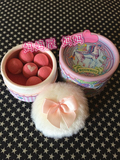 现货日本代购正品 萌物绘子猫ECONECO梦幻马戏团立体腮红粉色球