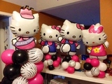 61儿童节气球HELLO KITTY凯蒂猫 卡通KT气球生日派对装饰铝箔气球