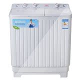 正品韩国韩上XPB65-5112S 6.5公斤家用半自动双缸双桶洗衣机 白色