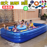 家庭小孩游泳池成人超大号儿童游泳池加厚家用充气游泳池 2米3米