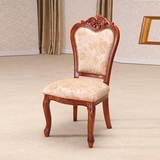 欧式田园餐椅韩式实木椅子梳妆书桌餐椅高档酒店椅子简约特价椅子