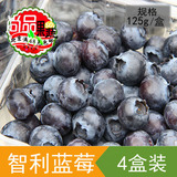 新发地尚品果蔬 新鲜水果 进口智利有机蓝莓125g*4盒装 北京配送