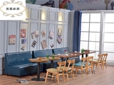 创意咖啡厅桌椅卡座沙发 西餐厅奶茶店桌椅甜品店餐桌椅组合