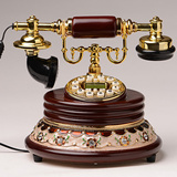 新款有线欧式电话机复古座机创意仿古电话机家用高档别墅固定电话