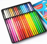 马培德  24 36色塑料蜡笔 儿童绘画涂鸦画笔不粘手三角蜡笔 包邮