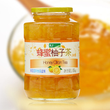【满99包邮】KJ蜂蜜柚子茶 水果茶蜂蜜冲饮 瓶装1050g