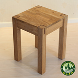 实木方凳餐凳小凳子马扎橡木脚凳美式乡村现代简约凳子