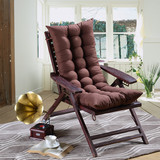 包邮冬季折叠躺椅垫子摇椅坐垫椅垫座垫加厚防滑下藤椅子垫沙发垫