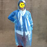 新品成人户外旅行一次性雨衣加大超轻透明登山徒步雨披女式男士款