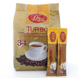 老挝进口正品DAO牌TURBO金色袋装三合一速溶咖啡600g包邮