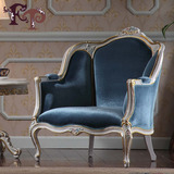 FP菲帕家居 欧式古典艺术家具 巴洛克风格 纯手工雕花 单人沙发椅
