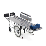日本MIKI三贵轮椅车MSL-T航太铝合金手动轮椅老年代步车 可全躺FB