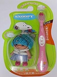 史努比儿童舒柔护齿牙刷2至5岁6-12岁婴幼儿童小头优质软毛赠玩具