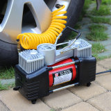 轮胎电动打气筒车载充气泵12v便携式汽车用打气泵双缸/单缸数显