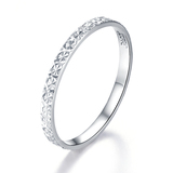 洛美尼珠宝铂金Pt950白金戒指情侣纪念生日礼物 包邮女款尾戒指